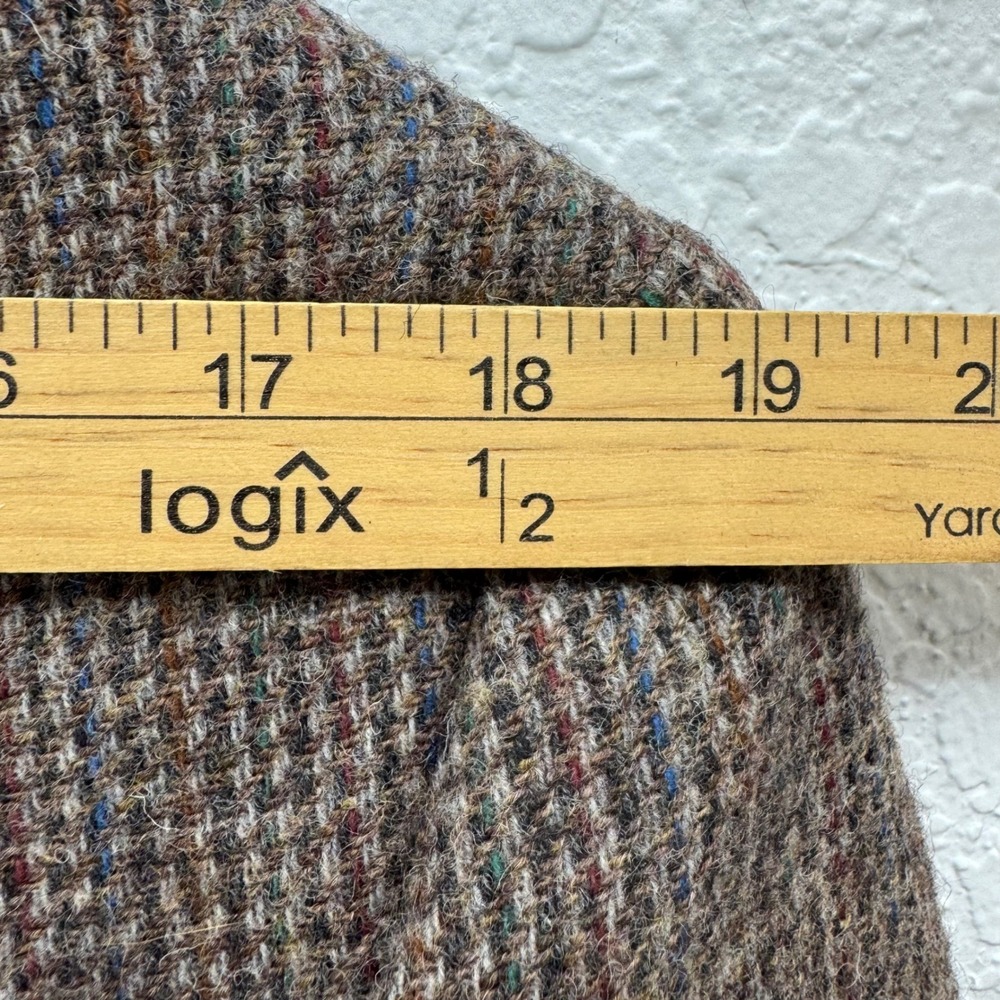 Dobbshire Custom Tailored Wool Tweed Blazer Men 40S Brown Plaid USA Made - Picture 7 of 12